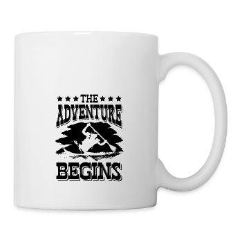 Canoë-kayak aventure - Mug blanc - blanc - Droite