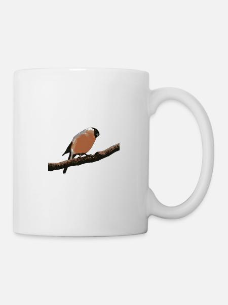 Gimpel niedlich - Tasse - Weiß