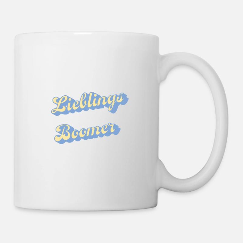 Lieblings Boomer Retro Script - Tasse - Weiß