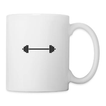 Barbell baby - Mug - white - Right