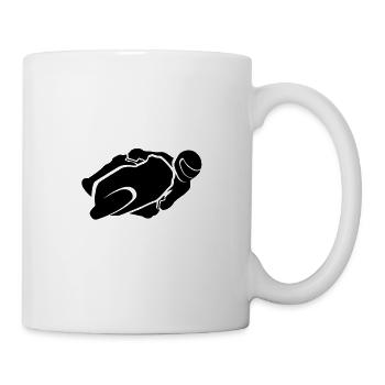 Motorradfahrer - Tasse - Weiß - Rechts