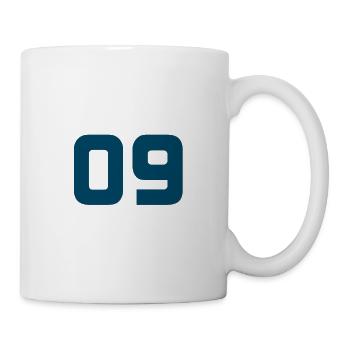 Trikot Nummer 9 - Jersey number 9 - Tasse - Weiß - Rechts