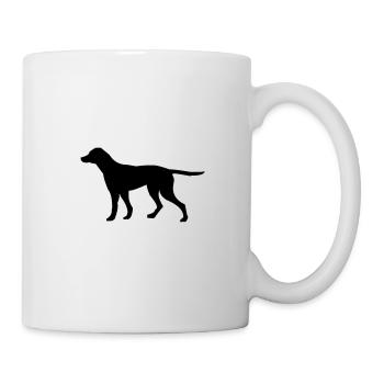 chien - Mug blanc - blanc - Droite