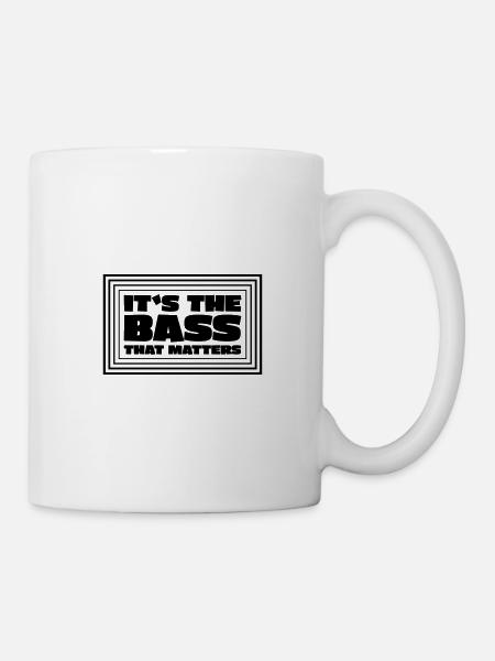 It's the Bass that matters - Tasse - Weiß
