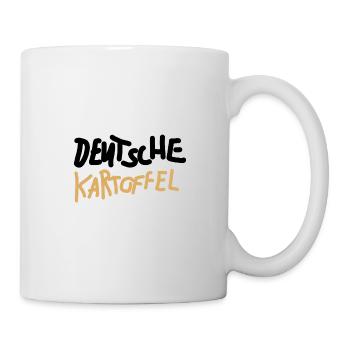 Deutsche Kartoffel - Tasse - Weiß - Rechts