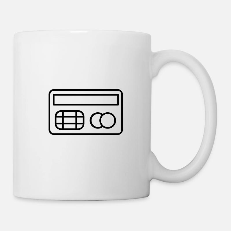 Kreditkarte - Tasse - Weiß