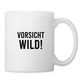 Vorsicht Wild! - Tasse - Weiß - Rechts