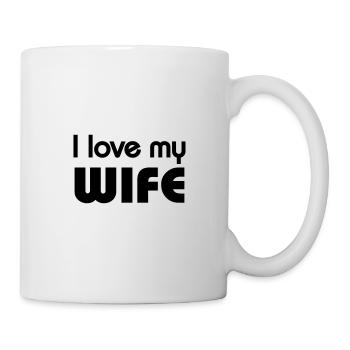 I love my Wife - Mug blanc - blanc - Droite