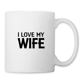 I love my wife - Mug blanc - blanc - Droite