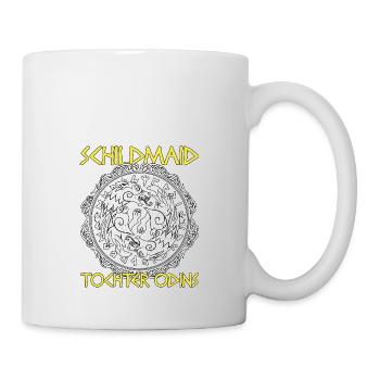 Odin Wikinger Schildmaid Runen Geschenk - Tasse - Weiß - Rechts