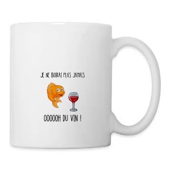 JE NE BOIRAI PLUS JAMAIS - Mug blanc - blanc - Droite