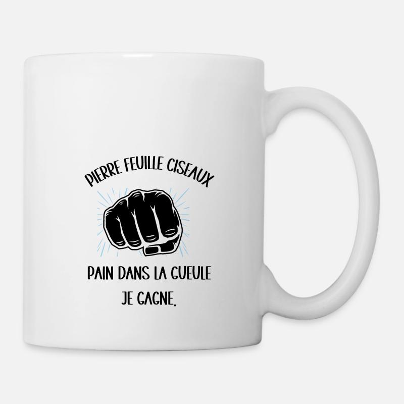 pain dans la gueule - Mug blanc - blanc