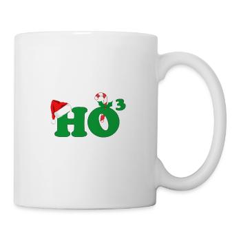 HOHOHO Noël HO Hoch 3 concours de noël - Mug blanc - blanc - Droite