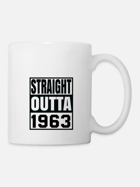 Straight Outta 1963 - Tasse - Weiß