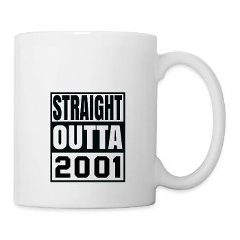 Straight Outta 2001 - Tasse - Weiß - Rechts