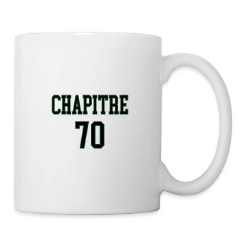 Chapitre 70 anniversaire humour septuagénaire - Mug blanc - blanc - Droite
