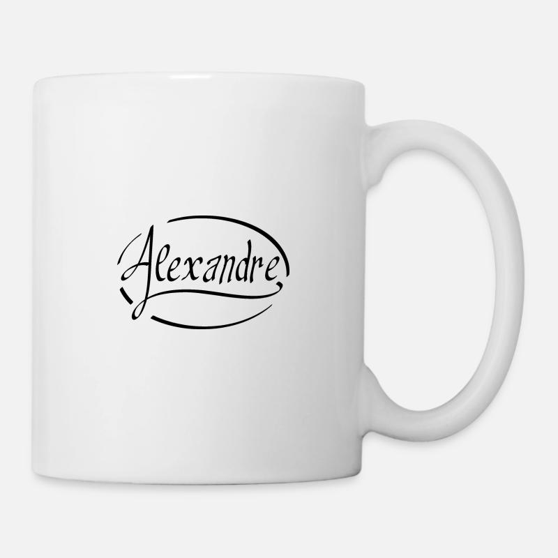Alexandre - Mug blanc - blanc