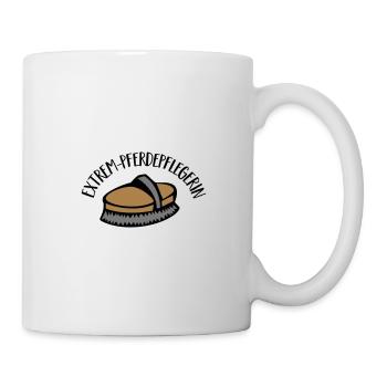 Extrem-Pferdepflegerin - Tasse - Weiß - Rechts