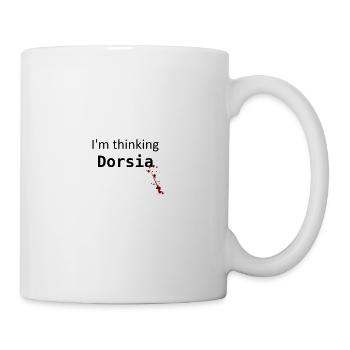 I'm thinking Dorsia - Tasse - Weiß - Rechts