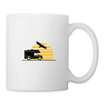 CAMPER BUS Camper Car Sun - Mug - white - Right