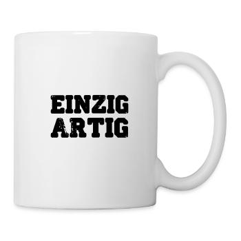 einzigartig - Tasse - Weiß - Rechts