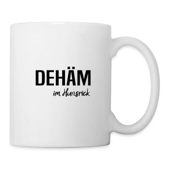 Dehäm im Hunsrick - Zuhause im Hunsrück - Tasse - Weiß - Rechts