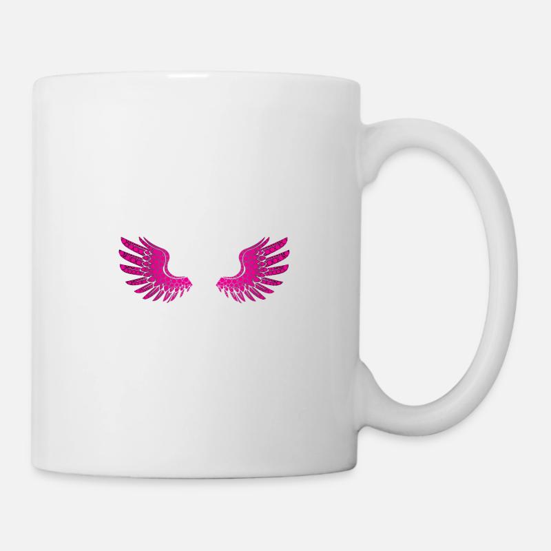 Wing freedom angel - Mug - white