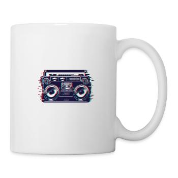 Enregistreur de cassettes - Mug blanc - blanc - Droite