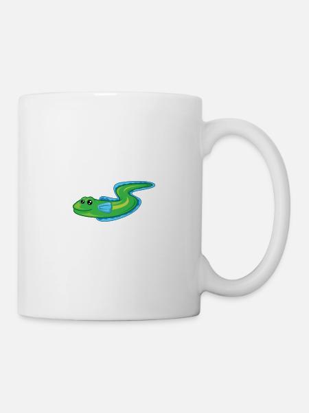 Aal Cartoon - Tasse - Weiß