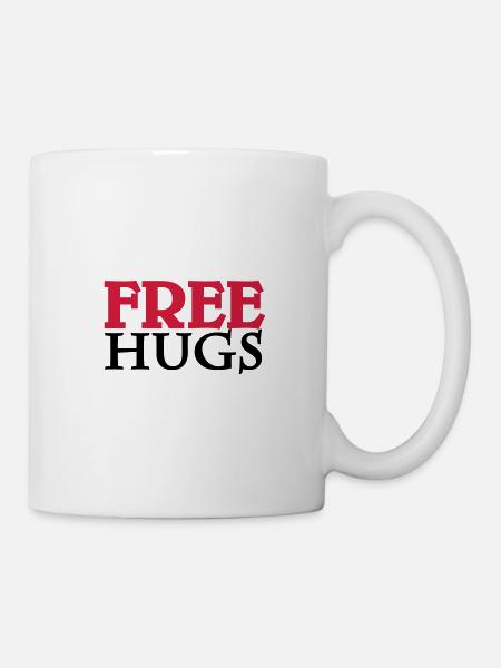 Free Hugs - Mug blanc - blanc