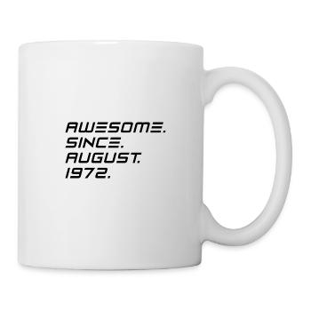 Août 1972 - Cadeau du 50e anniversaire. Génial. - Mug blanc - blanc - Droite