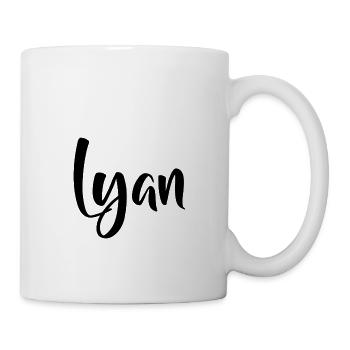 Vorname Lyan - Tasse - Weiß - Rechts