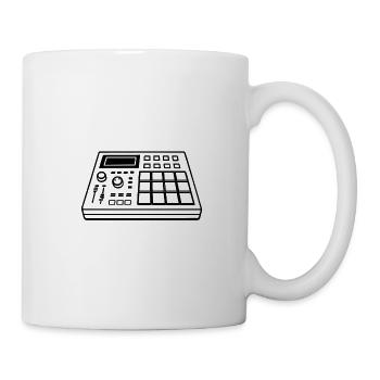 MIDI Pad Drum Skizze - Tasse - Weiß - Rechts