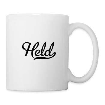 Held - Tasse - Weiß - Rechts