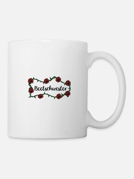 Beetschwester - Tasse - Weiß