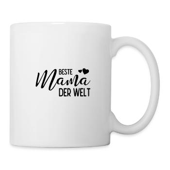 Beste Mama der Welt - Tasse - Weiß - Rechts