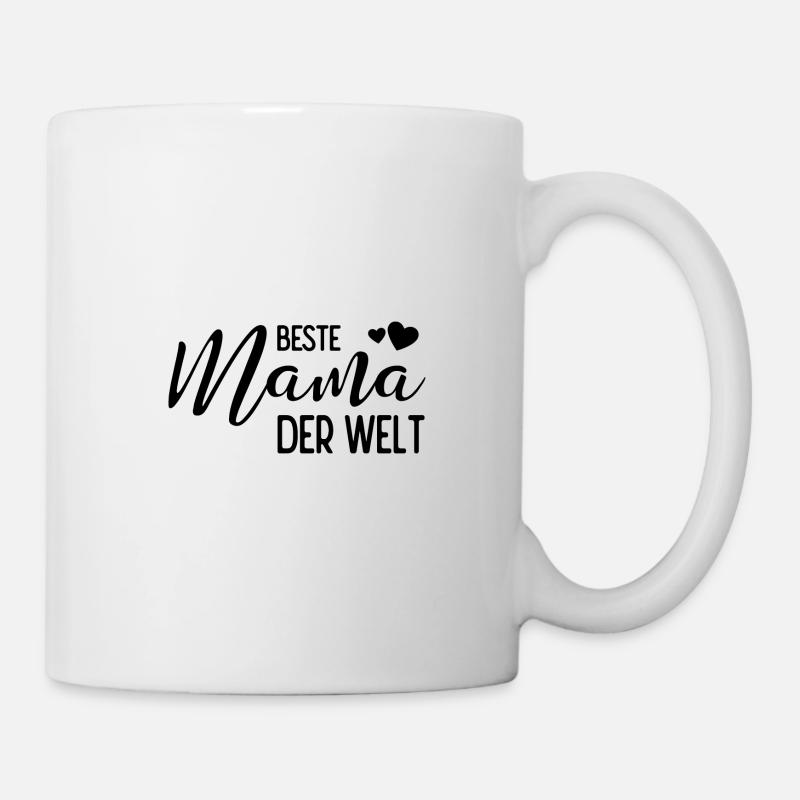 Beste Mama der Welt - Tasse - Weiß