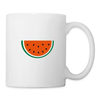 pastèque - Mug blanc - blanc - Droite