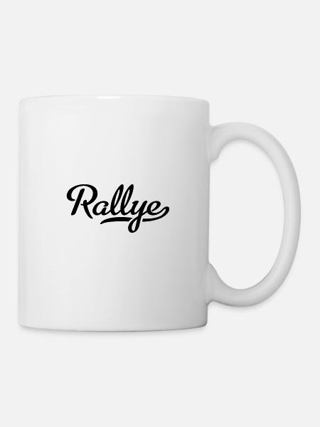 Rallye - Tasse - Weiß