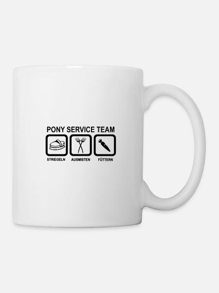 Pony - Tasse - Weiß