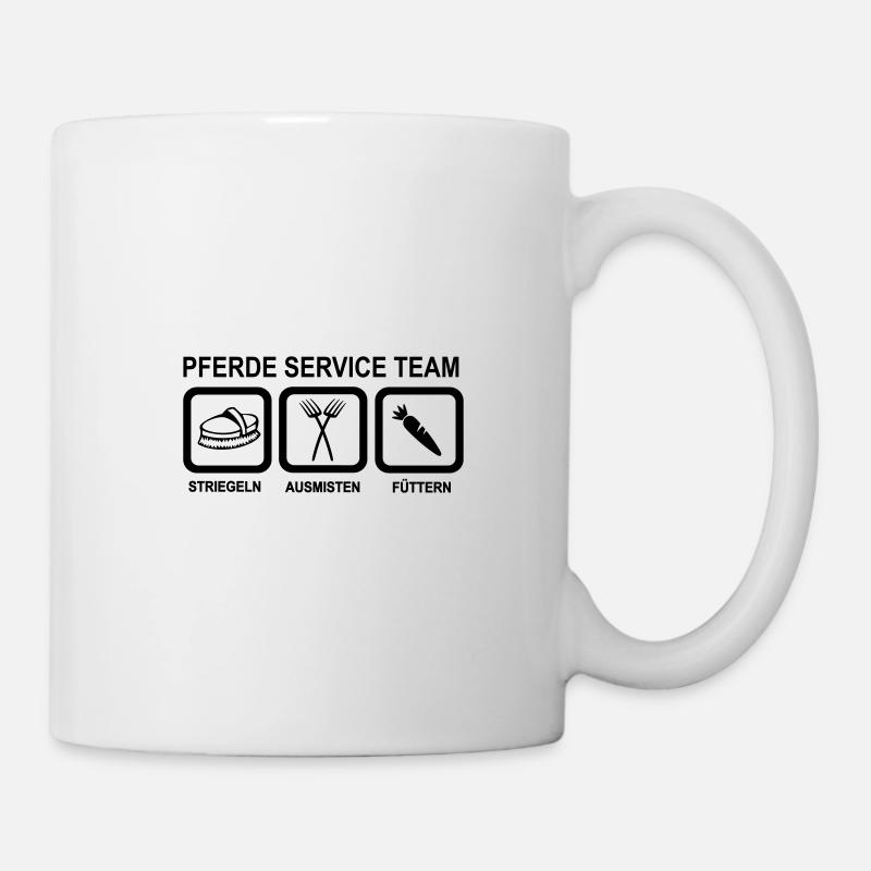 Pferd - Tasse - Weiß