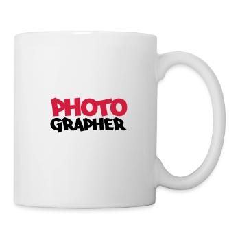 Photographer - Tasse - Weiß - Rechts