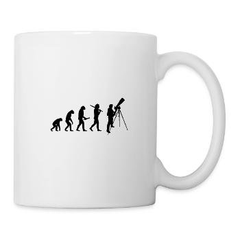 Geschenk Teleskop Stern Astronom Planeten Weltraum - Tasse - Weiß - Rechts