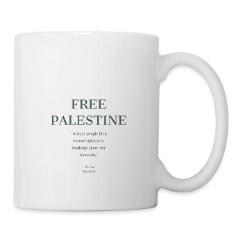 Freies Palästina - Tasse - Weiß - Rechts