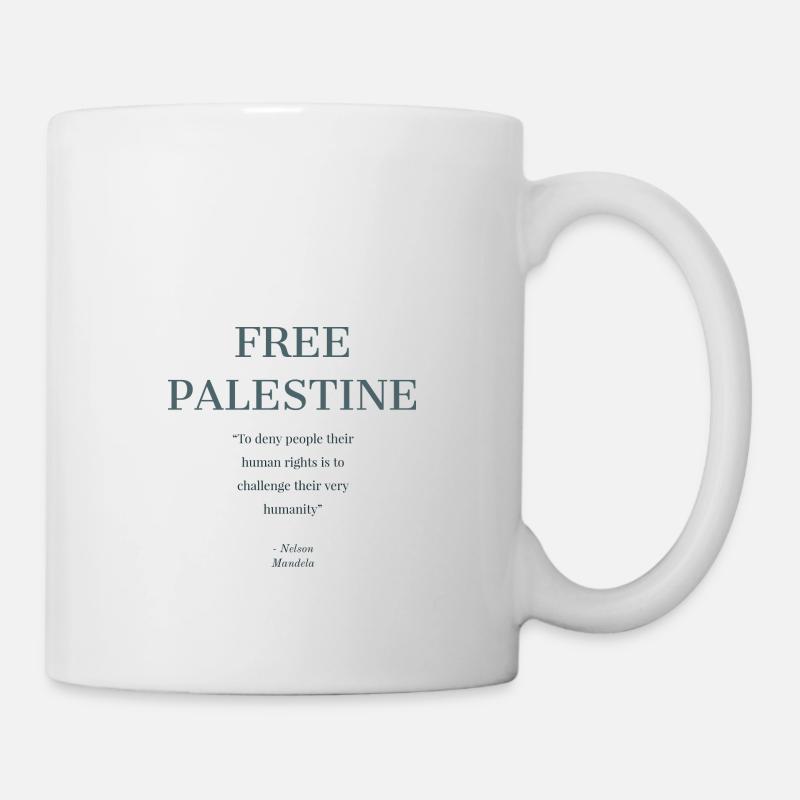 Libérer la Palestine - Mug blanc - blanc