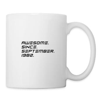 Septembre 1982 - cadeau du 40e anniversaire. Génial. - Mug blanc - blanc - Droite