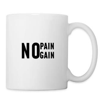 No pain no gain - Mug - white - Right