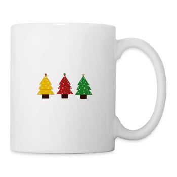 Tannenbaum, Gruppe Weihnachten Merry christmas - Tasse - Weiß - Rechts