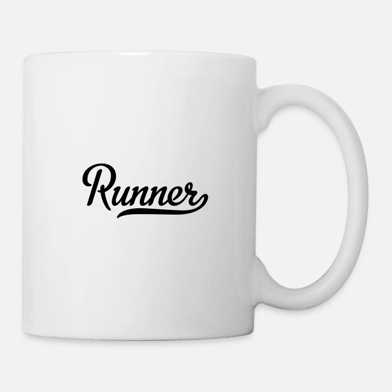 Runner - Mug blanc - blanc