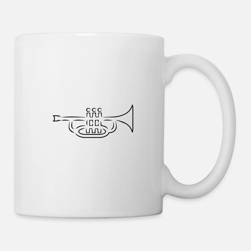 Trompete - Tasse - Weiß